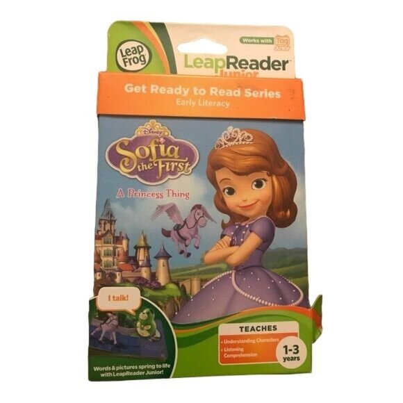 NEW LeapReader Jr Sofia the First Princess Thing LeapFrog Tag Board Book - Picture 1 of 5